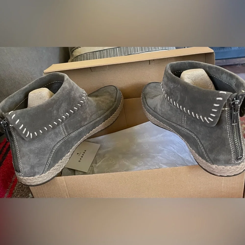 UGG Women’s Taupe Suede Boots - Picture 2 of 9